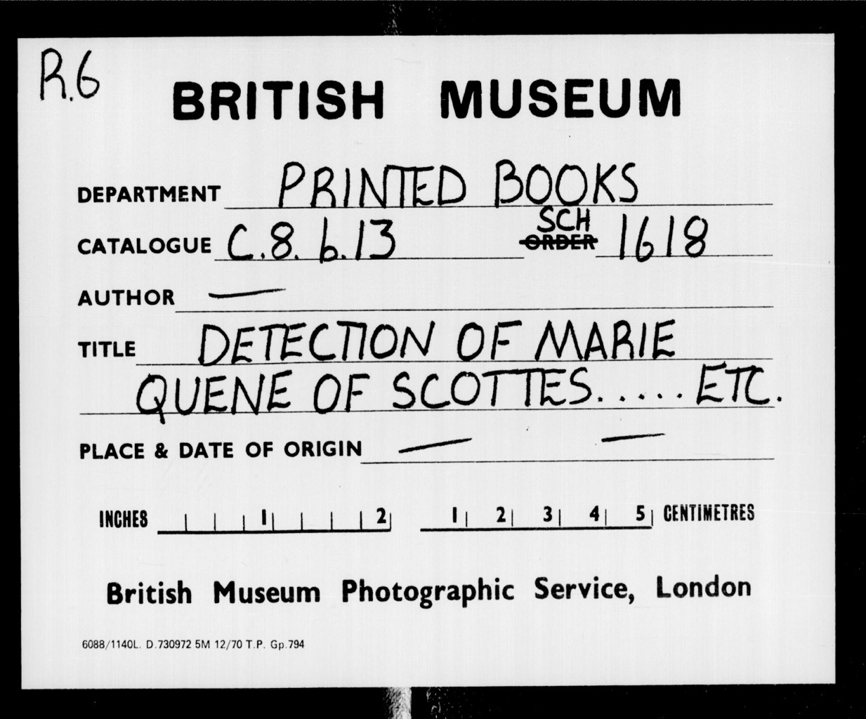 British Museum card
